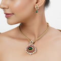 22k Gold Plated Tarini Kanisha Necklace set