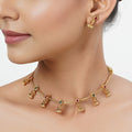 22k Gold Plated Tarini Kashika Necklace set