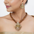 22k Gold Plated Tarini Kaumudi Necklace set