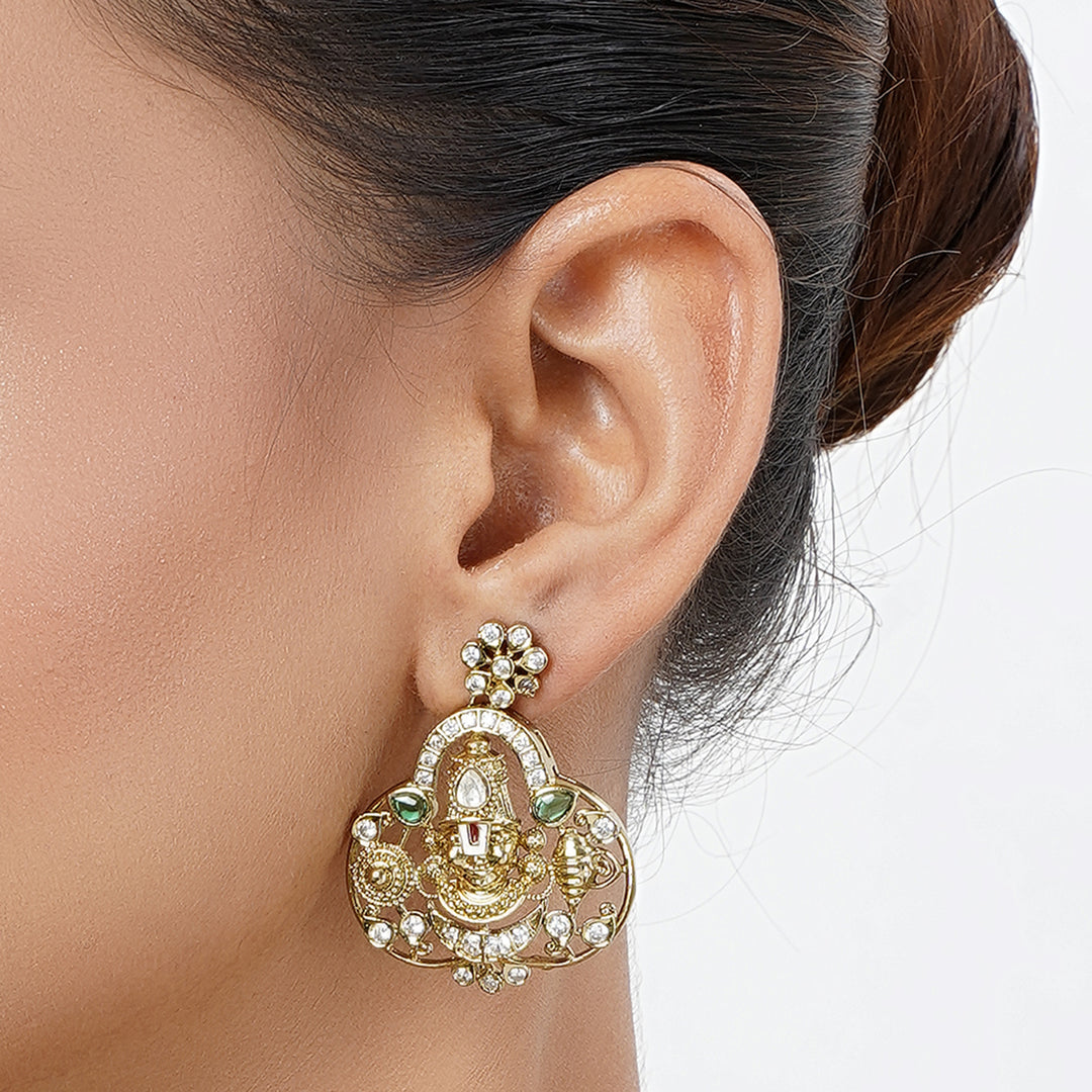 22k Gold Plated Tarini Kaumudi Necklace set