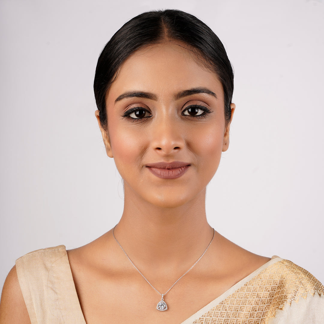 Silver Sankranti Zunaira Pendant