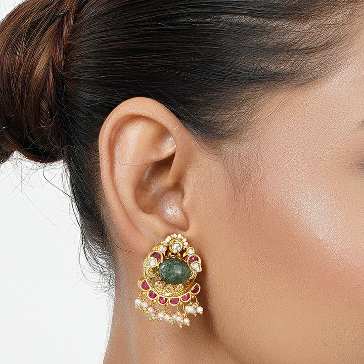 22k Gold Plated Tarini Kritika Necklace set