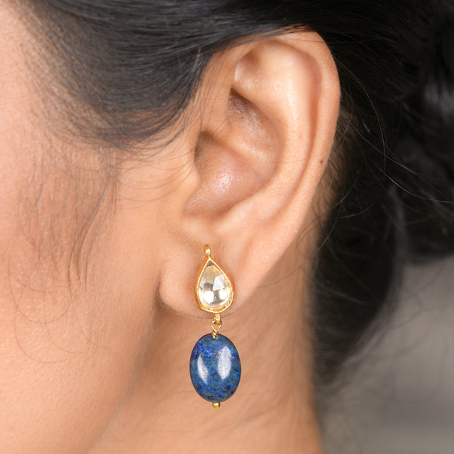 22k Gold Plated Amolya Neelira Pendant Set