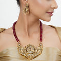 22k Gold Plated Tarini Krisha Necklace set