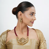 22k Gold Plated Tarini Krisha Necklace set