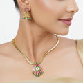 22k Gold Plated Tarini Lalima Necklace set