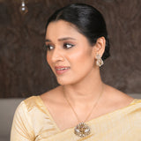 22k Gold Plated Amolya Divisha Pendant Set