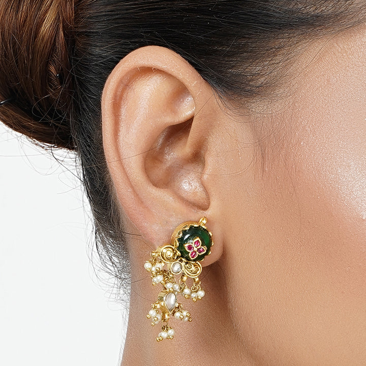 22k Gold Plated Tarini Madhura Necklace set