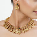 22k Gold Plated Tarini Mahati Necklace set