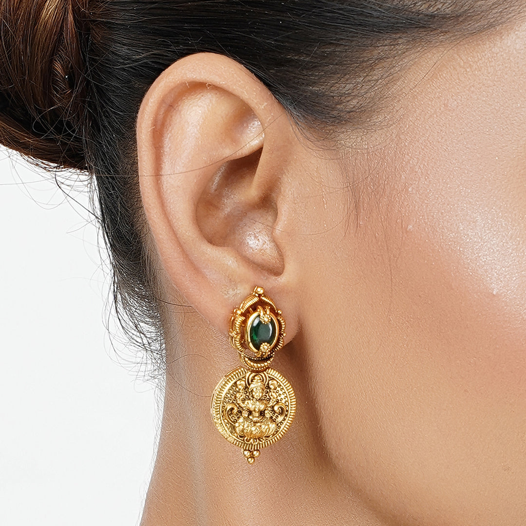 22k Gold Plated Tarini Mahati Necklace set