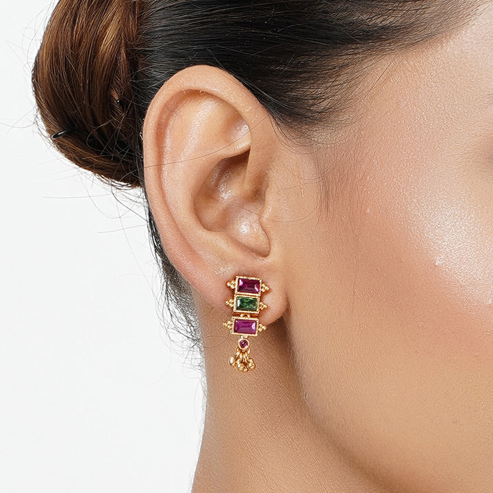 22k Gold Plated Tarini Maithili Necklace set
