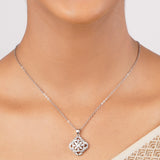 Silver Sankranti Akruti Pendant