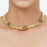 22k Gold Plated Tarini Mayuri Necklace set