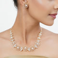 22k Gold Plated Tarini Mrinali Necklace set