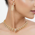 22k Gold Plated Tarini Nandita Necklace set