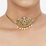 22k Gold Plated Tarini Nikita Necklace set