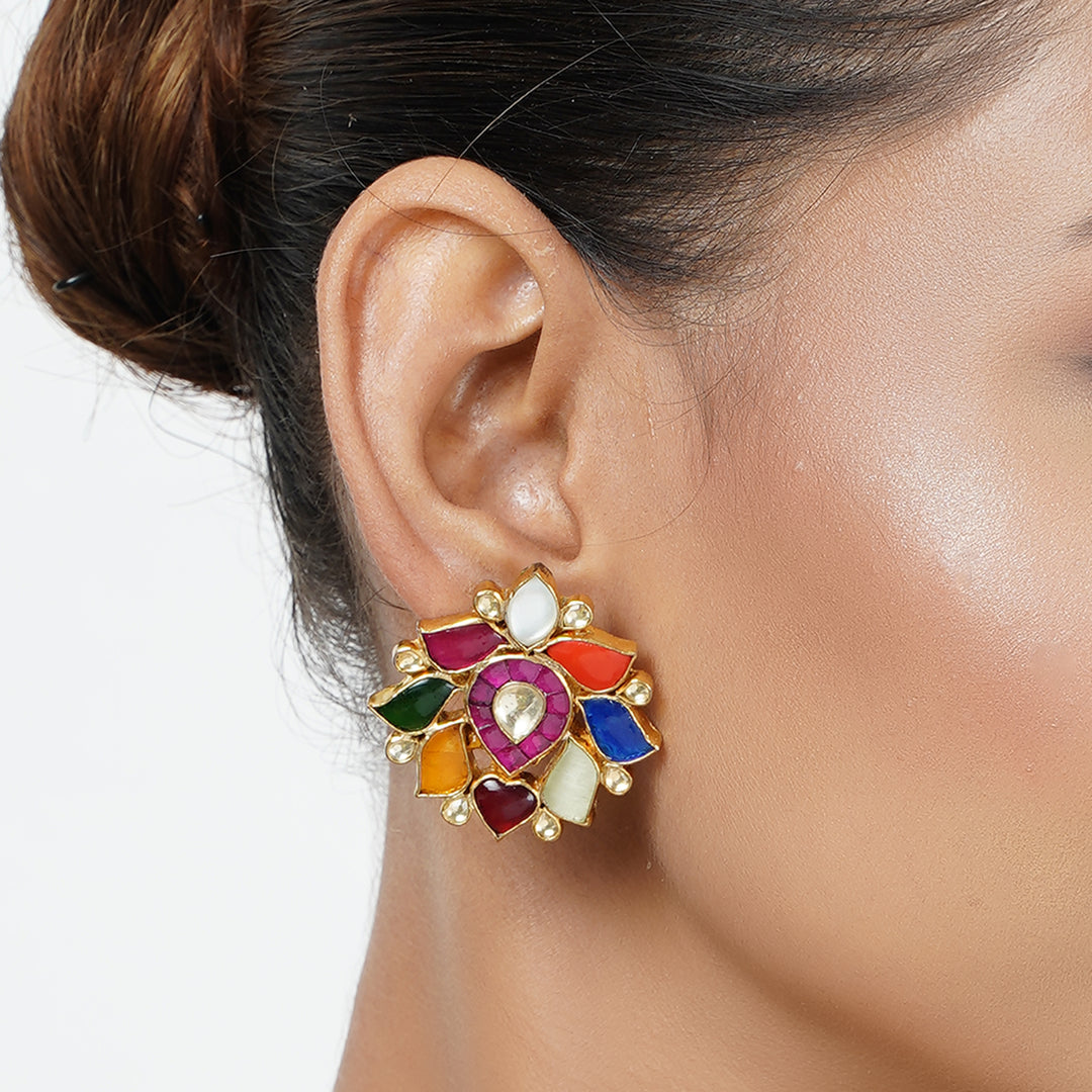 22k Gold Plated Tarini Nitya Necklace set