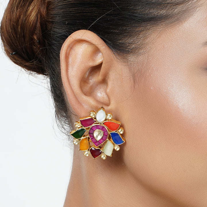 22k Gold Plated Tarini Nitya Necklace set