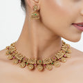 22k Gold Plated Tarini Oorja Necklace set