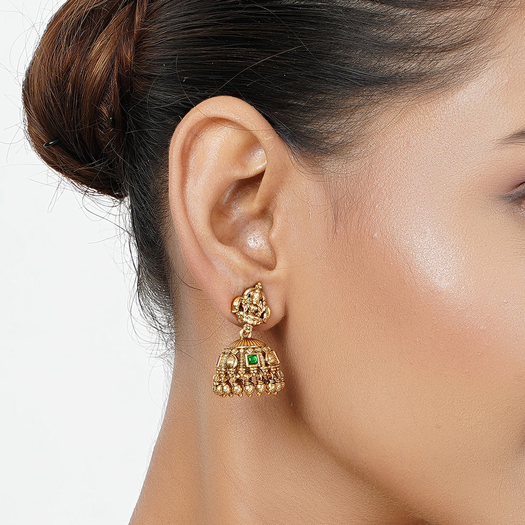 22k Gold Plated Tarini Oorja Necklace set