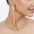 22k Gold Plated Tarini Parnika Necklace set