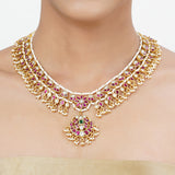 22k Gold Plated Tarini Pihu Necklace set