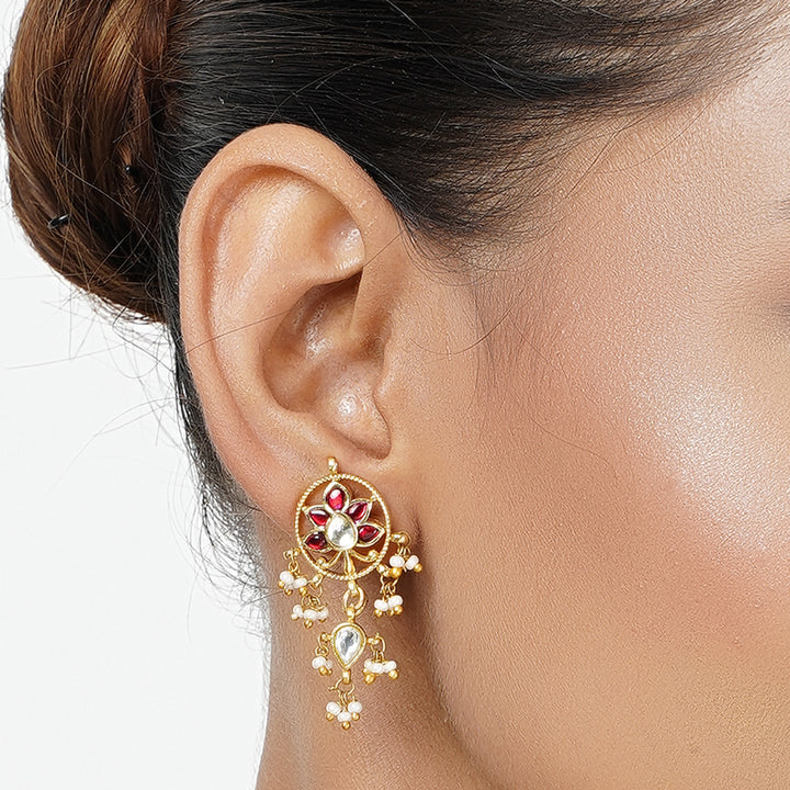 22k Gold Plated Tarini Pihu Necklace set