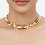 22k Gold Plated Tarini Prakriti Necklace set