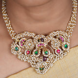 22k Gold Plated Amolya Rajitha Necklace Set