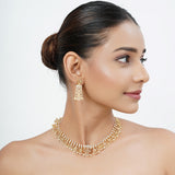22k Gold Plated Tarini Pranika Necklace set