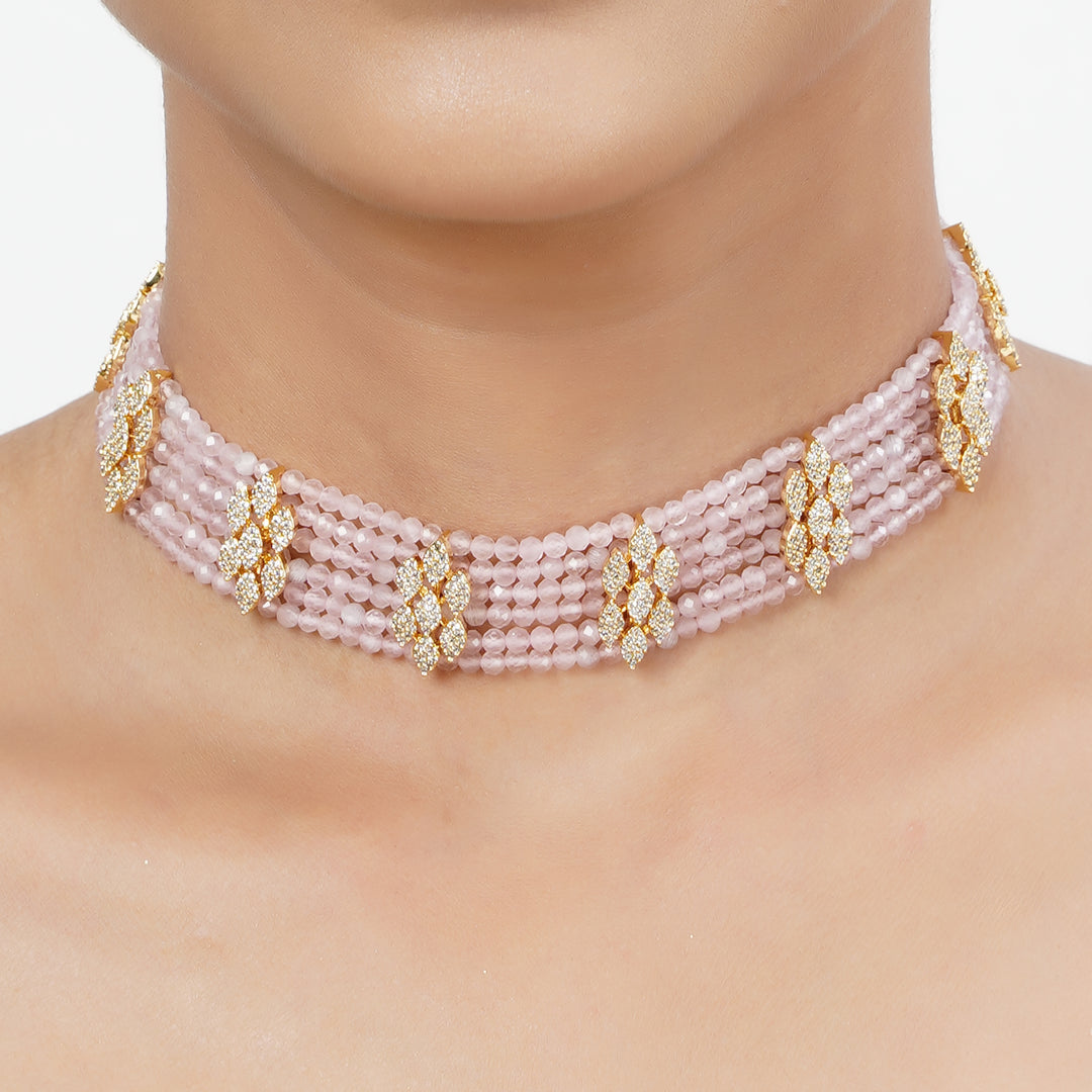22k Gold Plated Tarini Priyanshi Necklace set