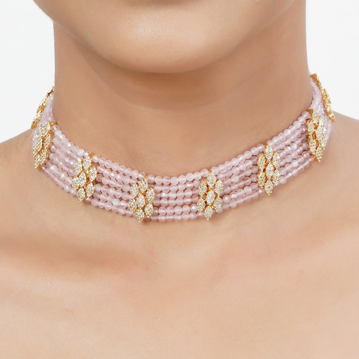 22k Gold Plated Tarini Priyanshi Necklace set