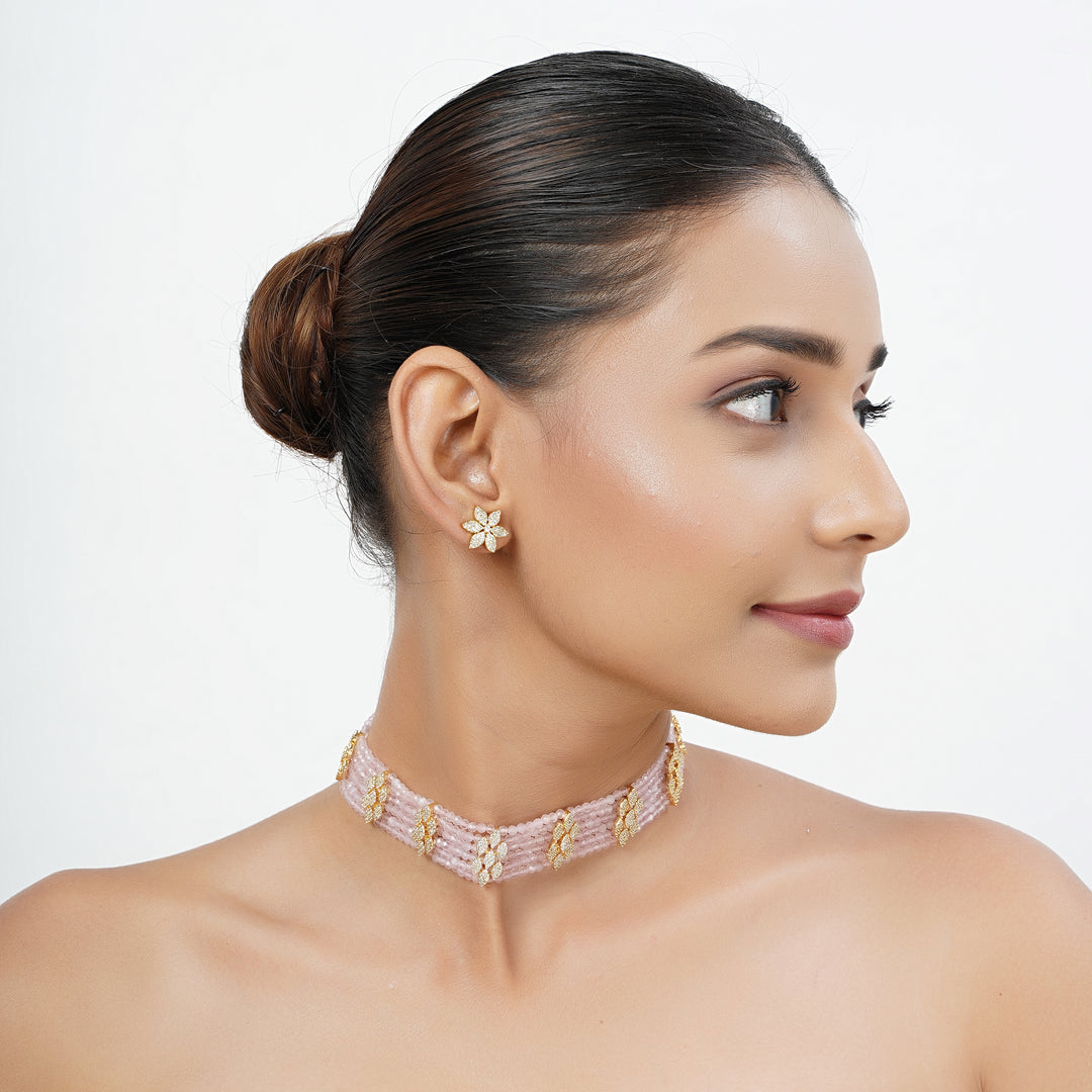 22k Gold Plated Tarini Priyanshi Necklace set