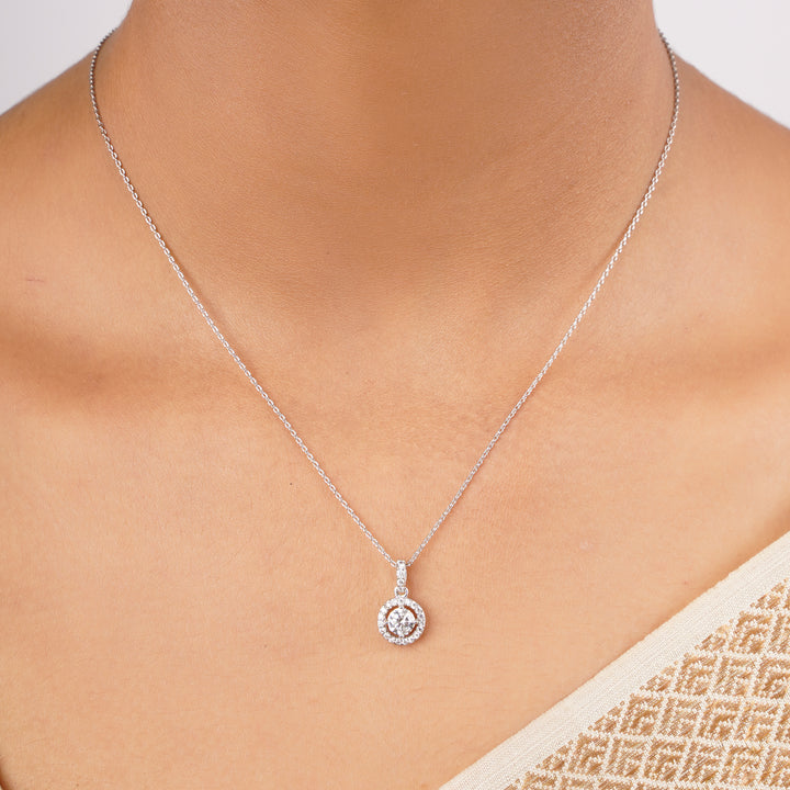 Silver Sankranti Bhavini Pendant