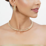 22k Gold Plated Tarini Rajnandini Necklace set