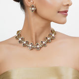 Antique Gold  Tarini Rakhi Necklace set