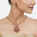 22k Gold Plated Tarini Riddhima Necklace set