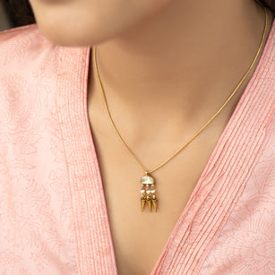 Sparsh 22k Gold Plated Pendant