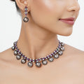 Black Tarini Ritika Necklace set
