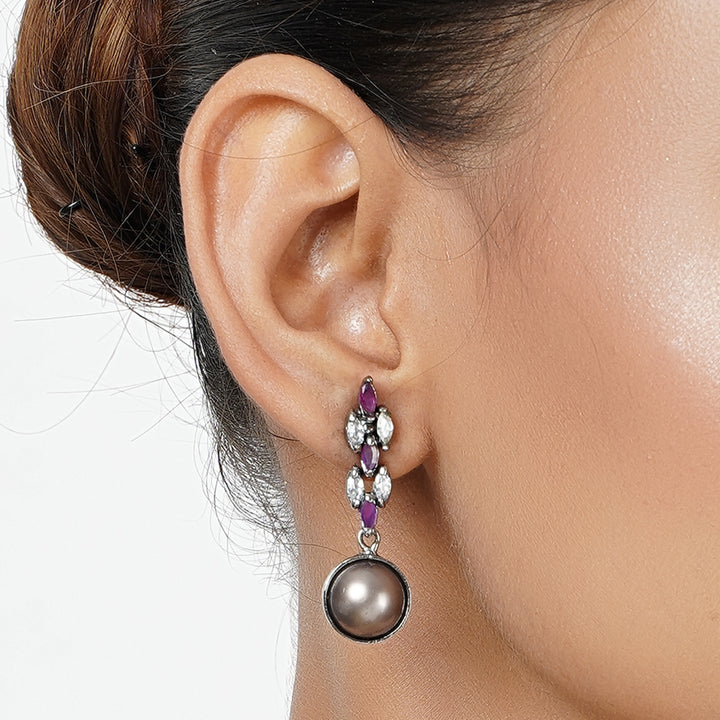 Black Tarini Ritika Necklace set