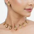 22k Gold Plated Tarini Saanjh Necklace set