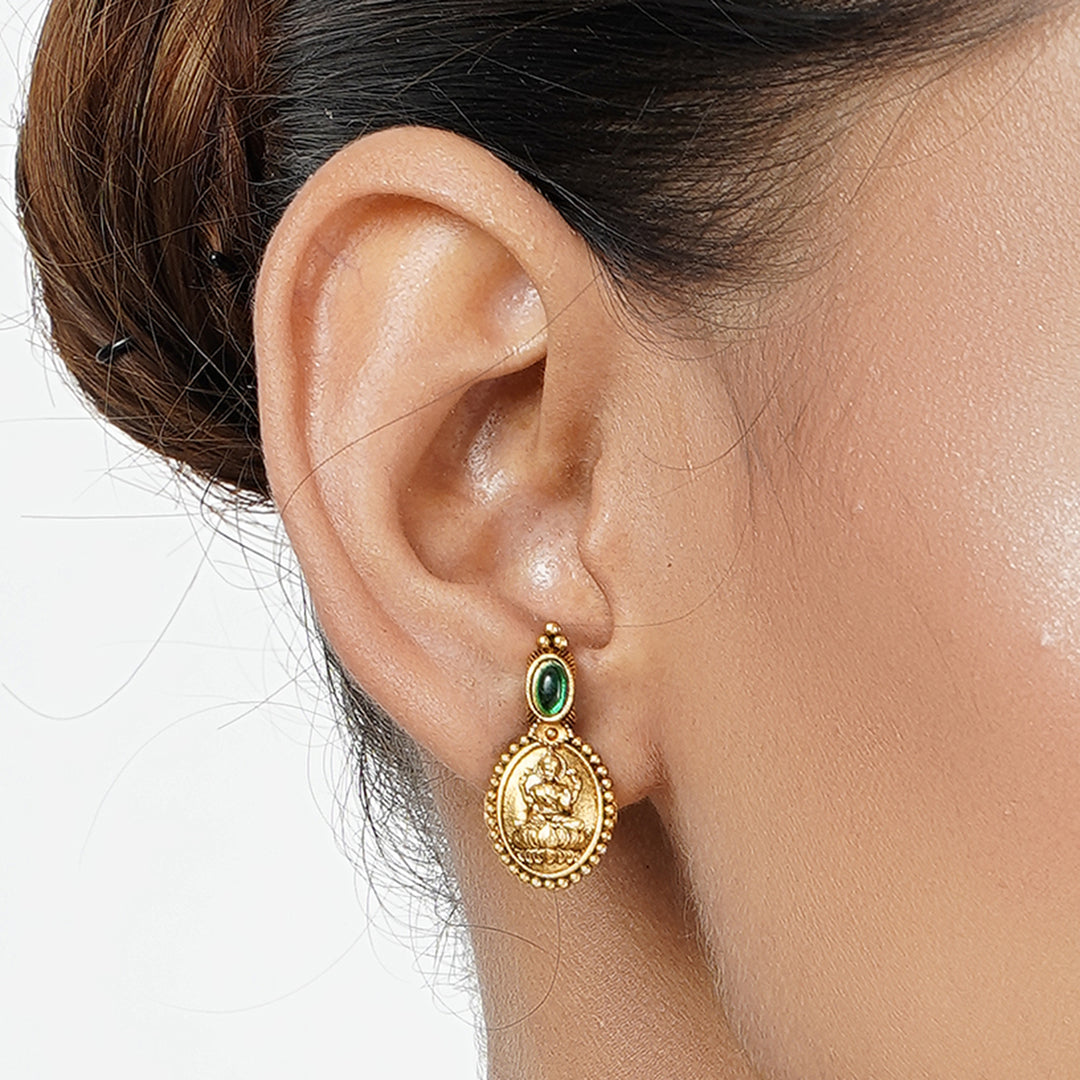 22k Gold Plated Tarini Saanjh Necklace set
