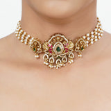 22k Gold Plated Tarini Samriddhi Necklace set