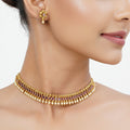 22k Gold Plated Tarini Sanyukta Necklace set