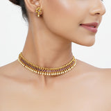 22k Gold Plated Tarini Sanyukta Necklace set