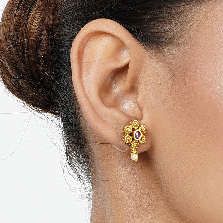 22k Gold Plated Tarini Sanyukta Necklace set