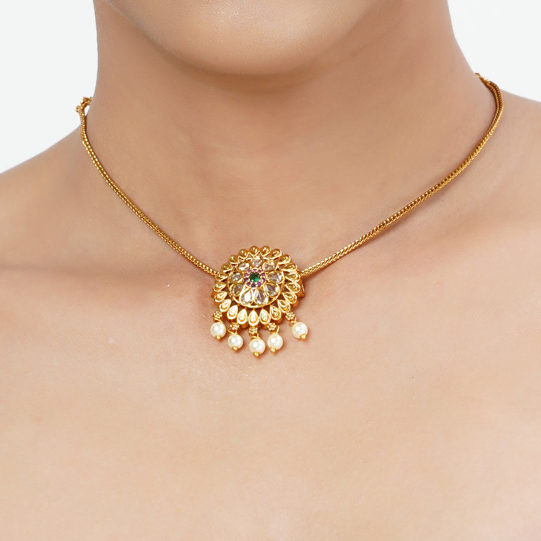 22k Gold Plated Tarini Shailja Necklace set