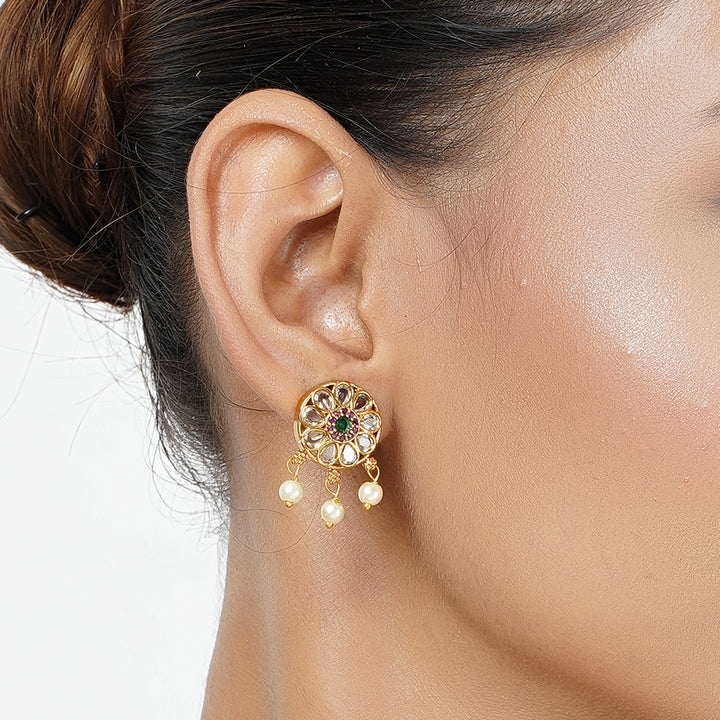 22k Gold Plated Tarini Shailja Necklace set