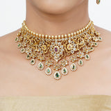 22k Gold Plated Tarini Shanaya Necklace set