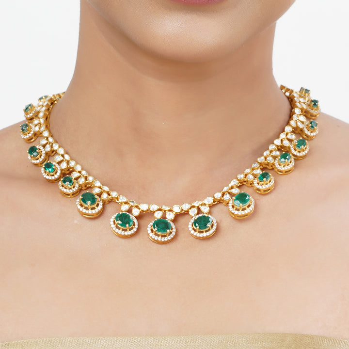 22k Gold Plated Tarini Shreya Necklace set